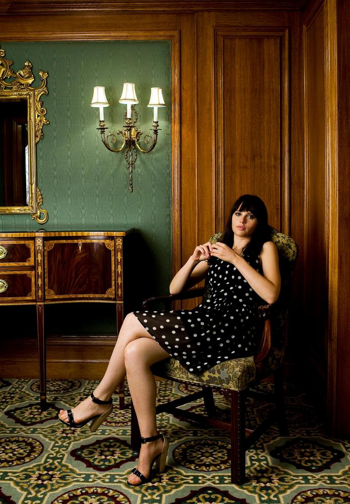 Image from Portraits - Actress Felicity Jones poses for a photograph while...
