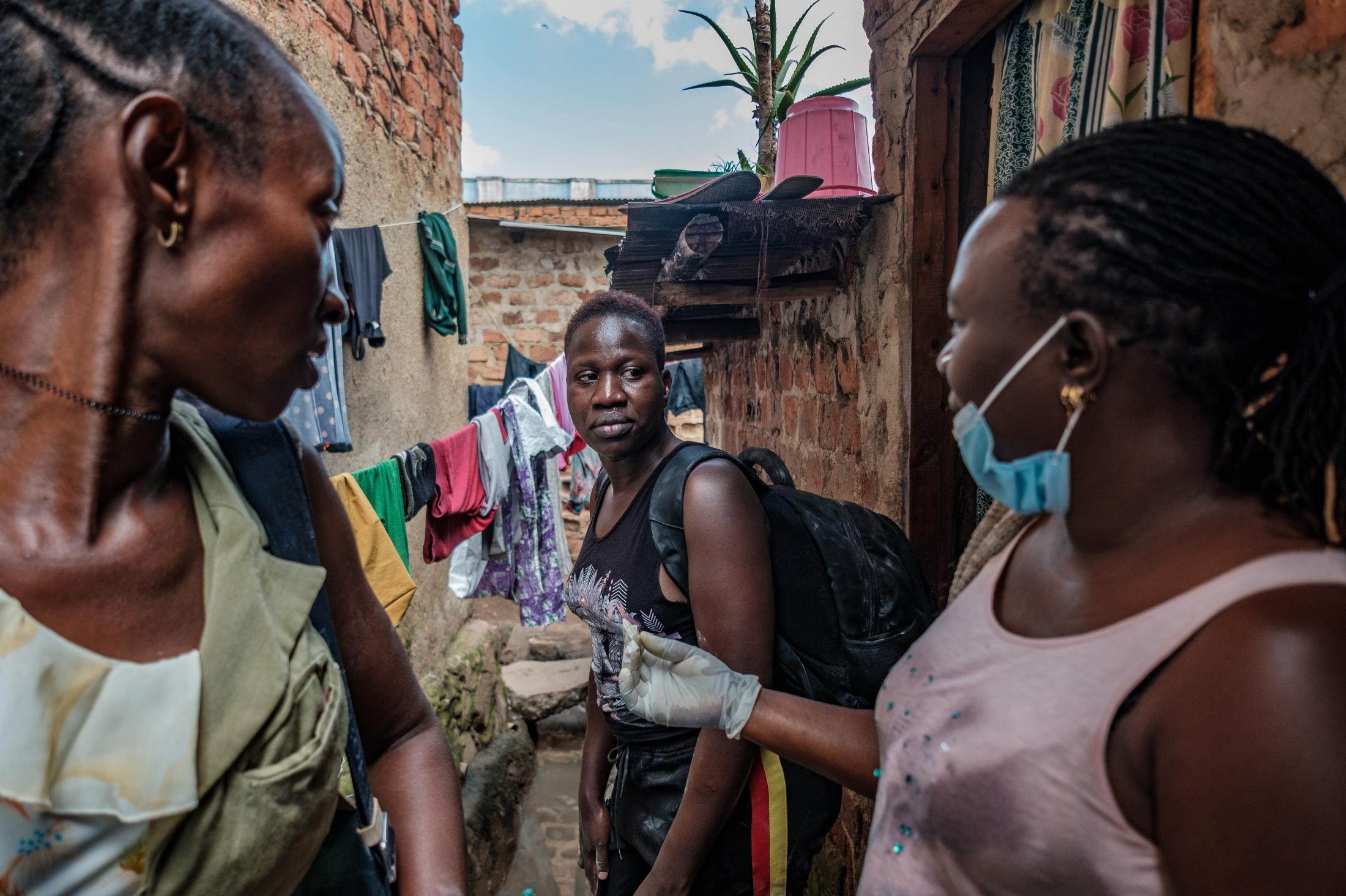 Sex workers in lockdown Kampala