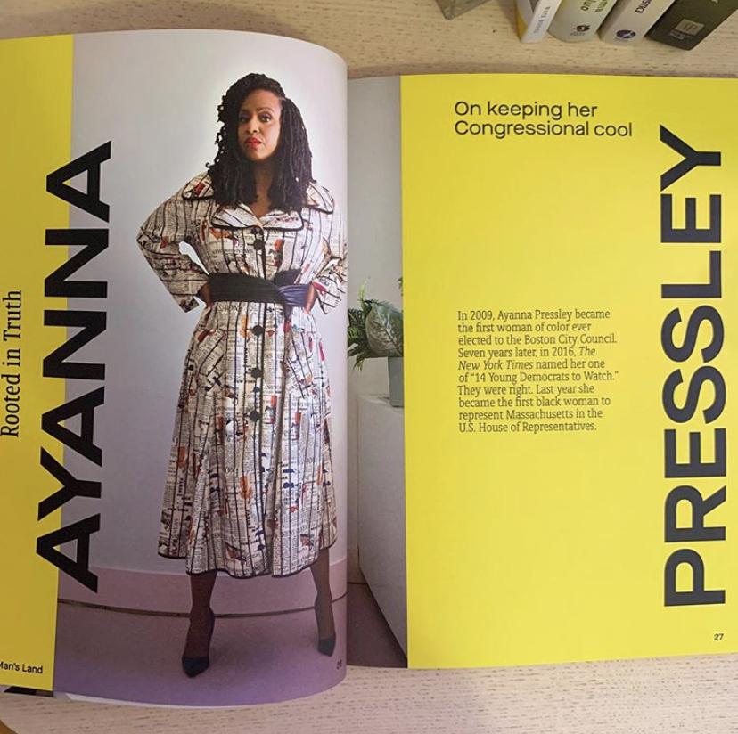 Ayanna Pressley for No Man's Land Magazine