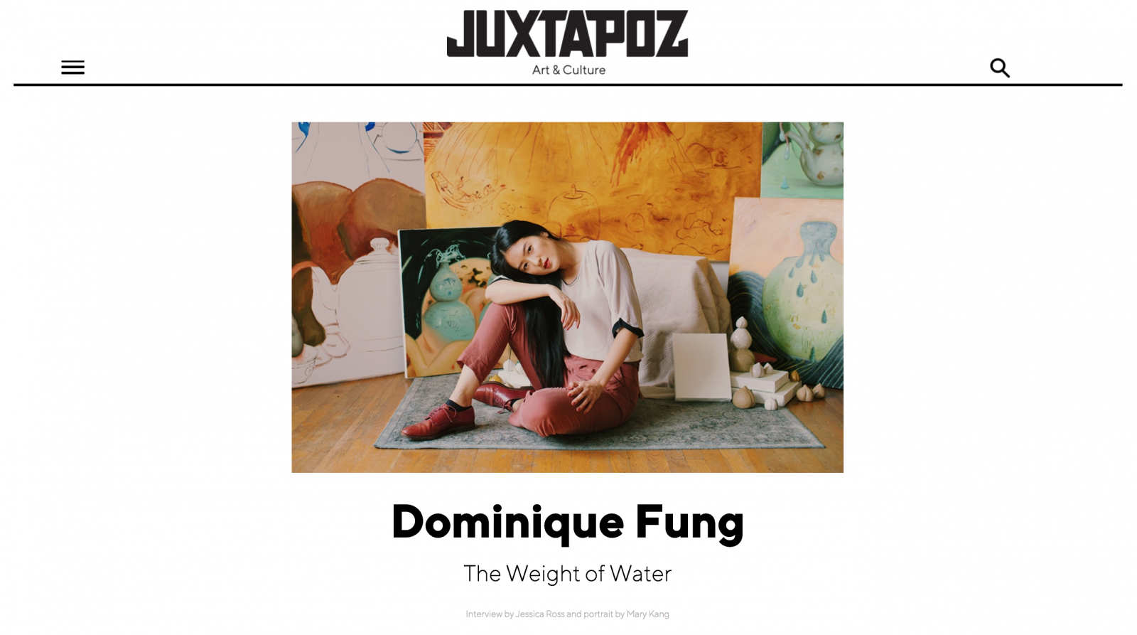 Dominique Fung for Juxtapoz Magazine 