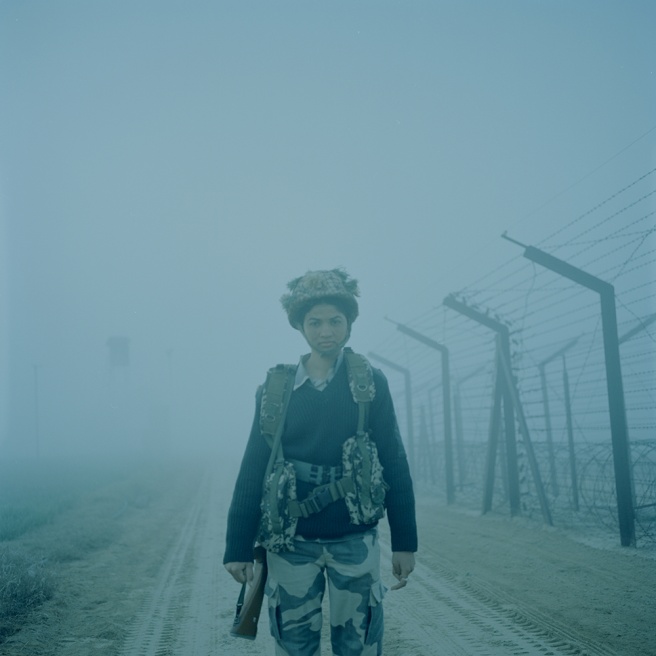 Shabbo Kumari at the border Ind...f Attari, Punjab. October 2011.