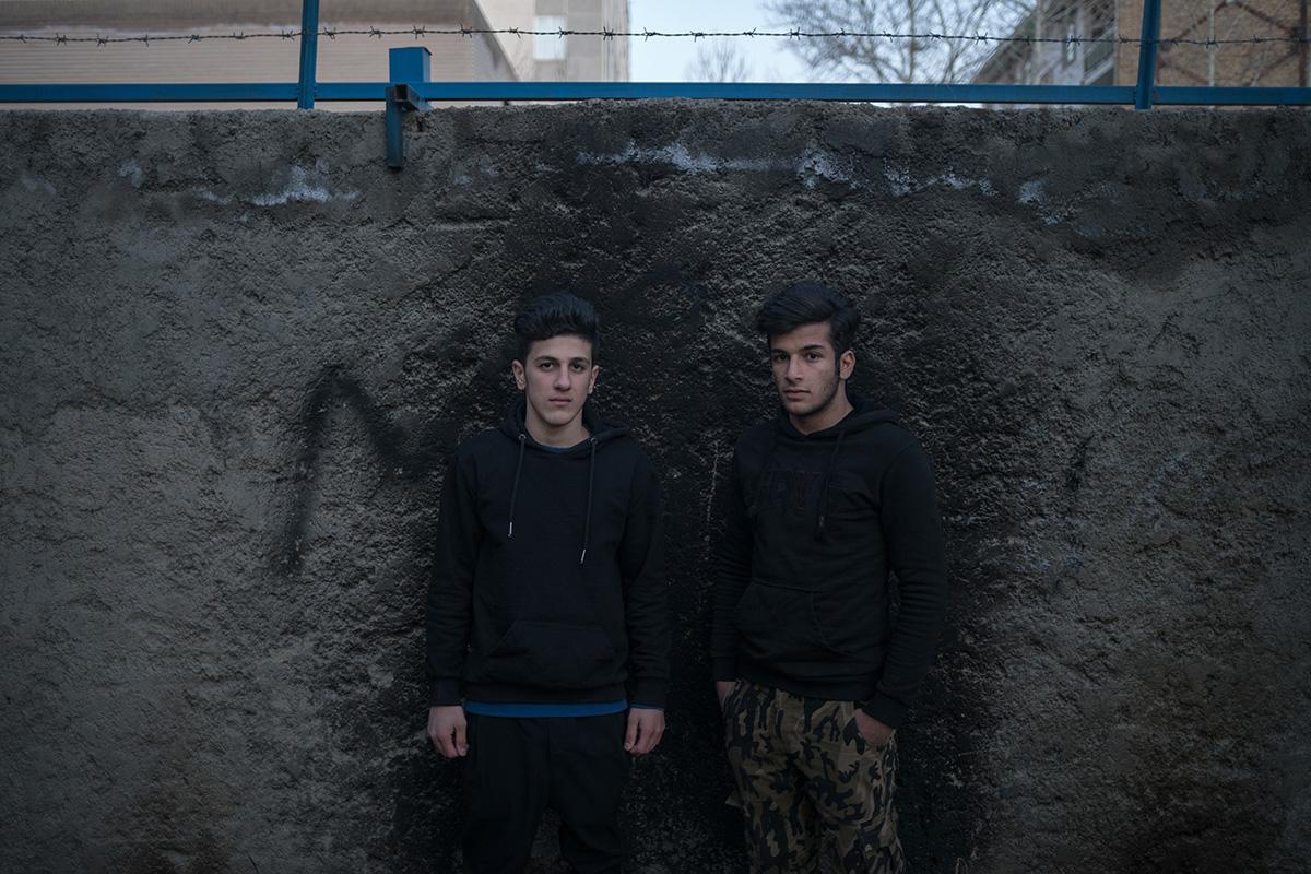 Yellow Area -  Mohammad and his friend in the streets of the district8,...