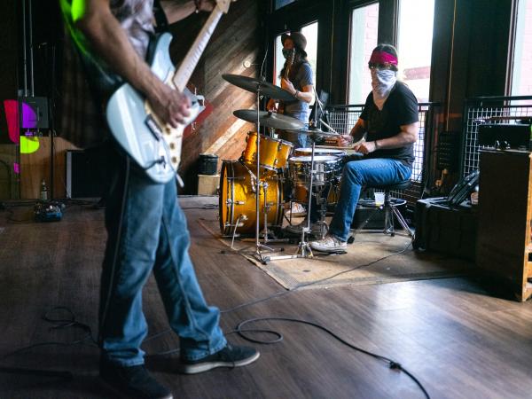 Image from Recent - A band plays at Friends bar on Sixth Street in downtown...