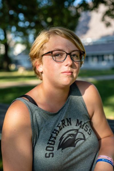 Portraits - A camp counselor at Riverside Lutheran Bible Camp in...