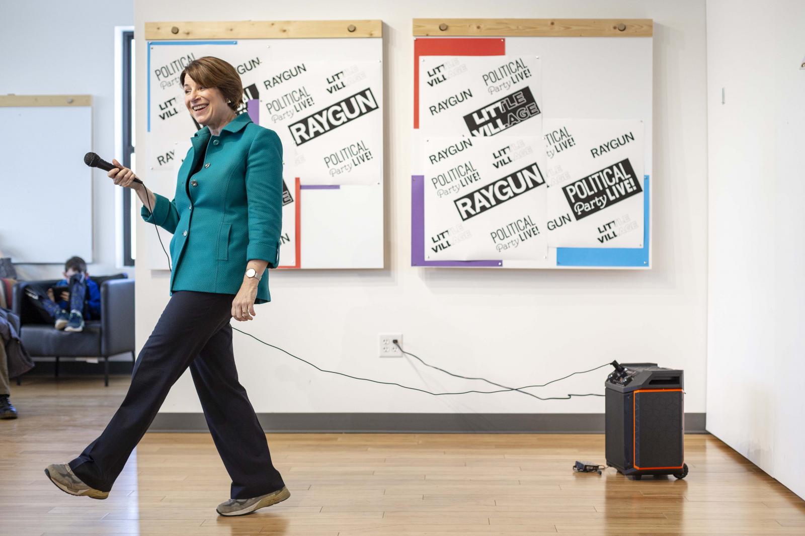 Image from Politics - Senator AMY KLOBUCHAR (D-MN) campaigns for president at...