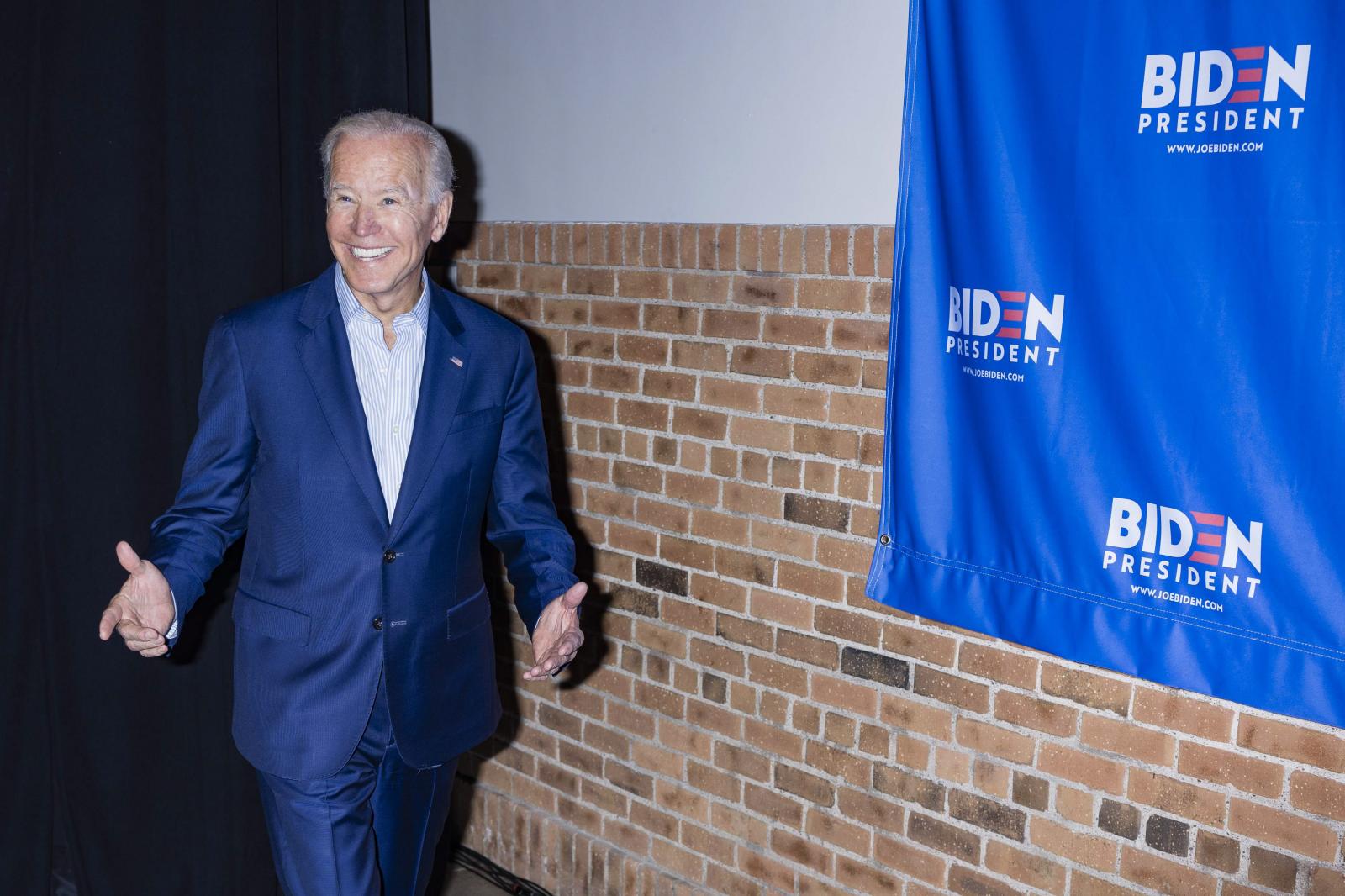 Image from Politics - Former Vice President JOE BIDEN campaigns for president...