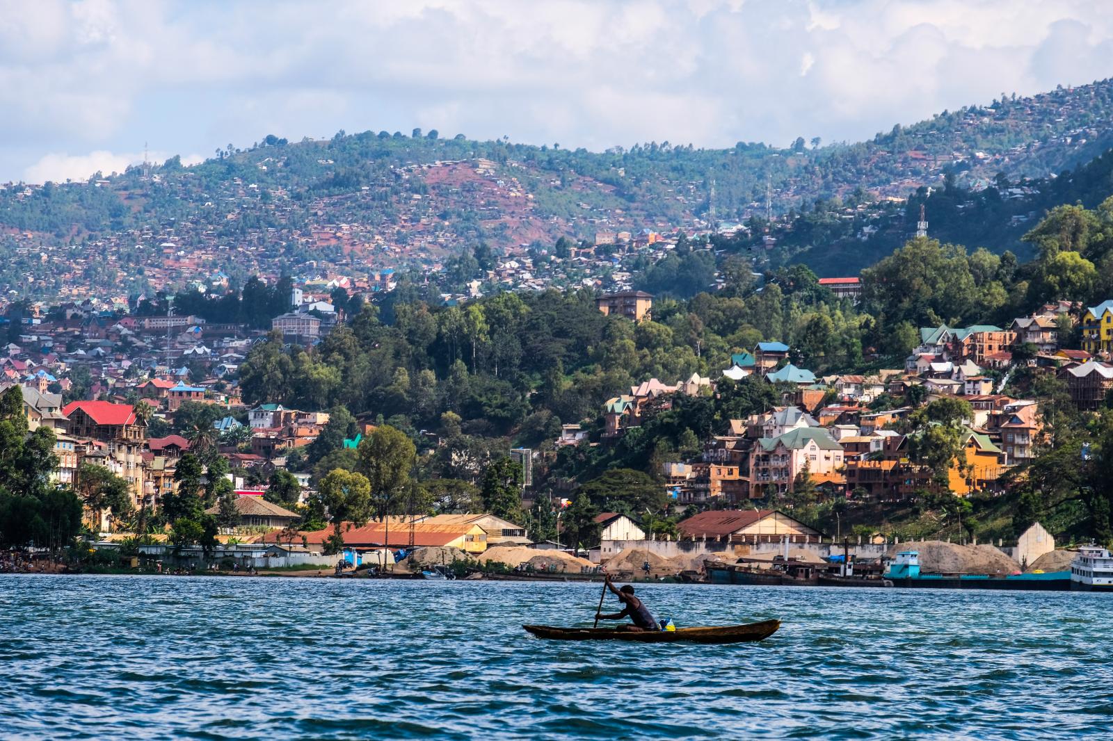 vue sur Bukavu