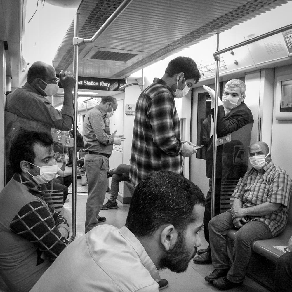 Tehran is one of the busiest an...the appropriate social distance