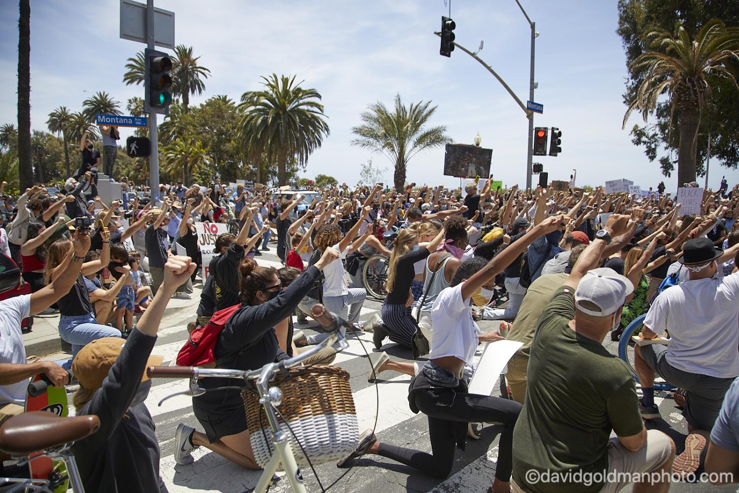 Peacful Protest in Santa Monica, CA