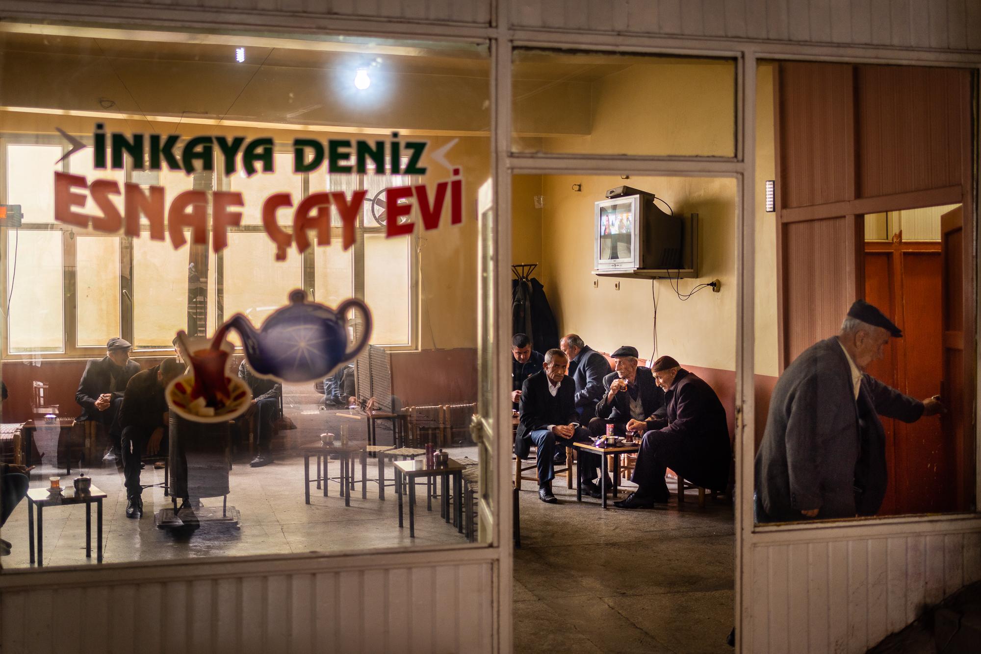 SILVAN, TURKEY &ndash; MARCH 28, 2019: Teahouses serve as an important public space for...