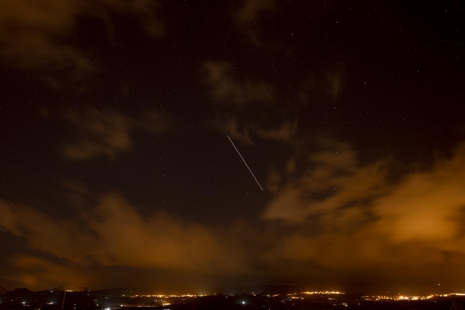 Day 4. The ISS space station pa...enerife, Canary Islands, Spain.