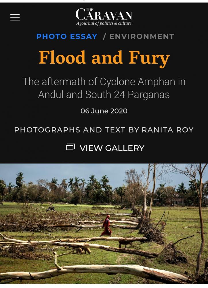The aftermath of Cyclone Amphan in Andul and South 24 Parganas