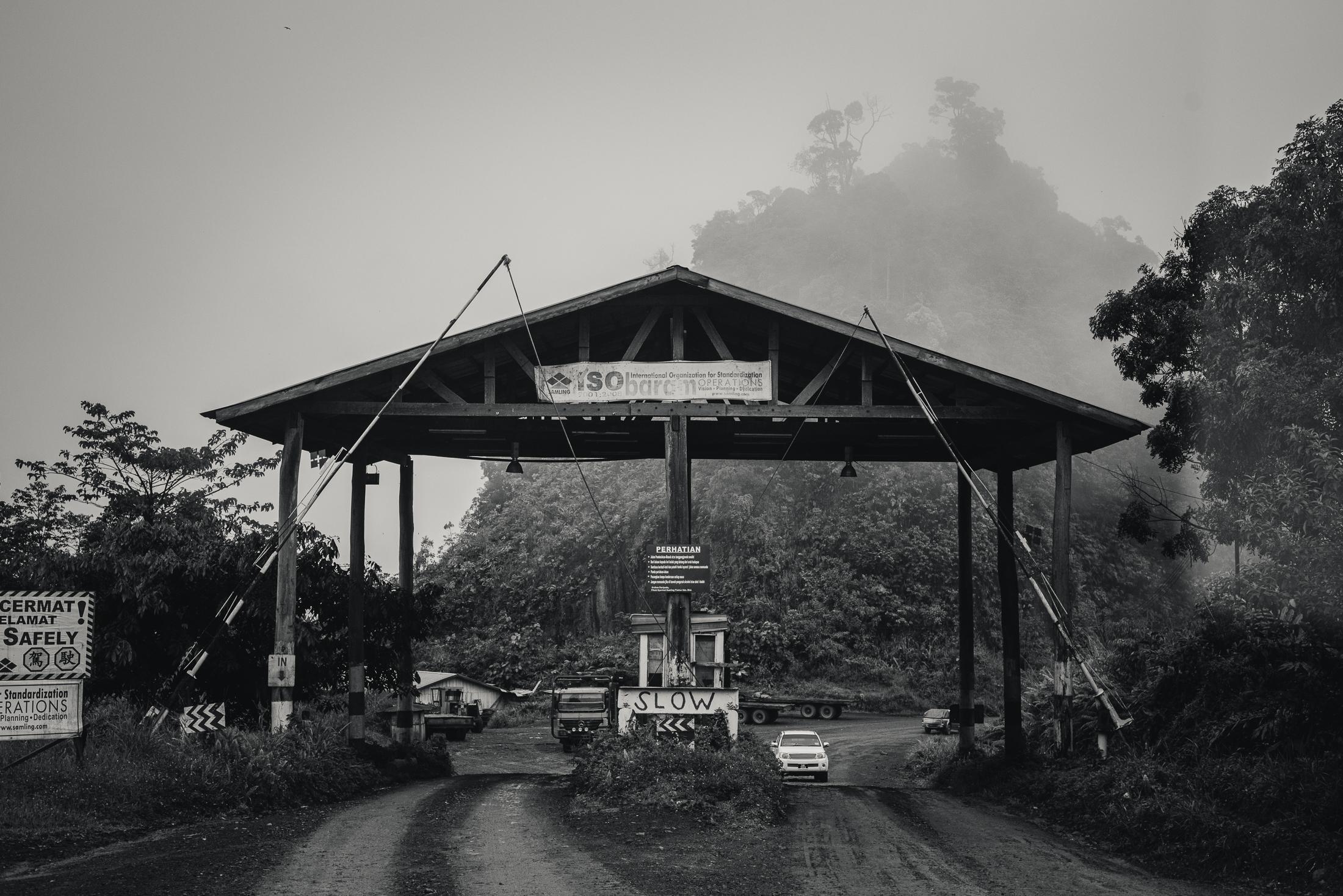 Indigenous Land Rights in Sarawak -  The Syarikat Samling Timber Baram Central Base Camp...