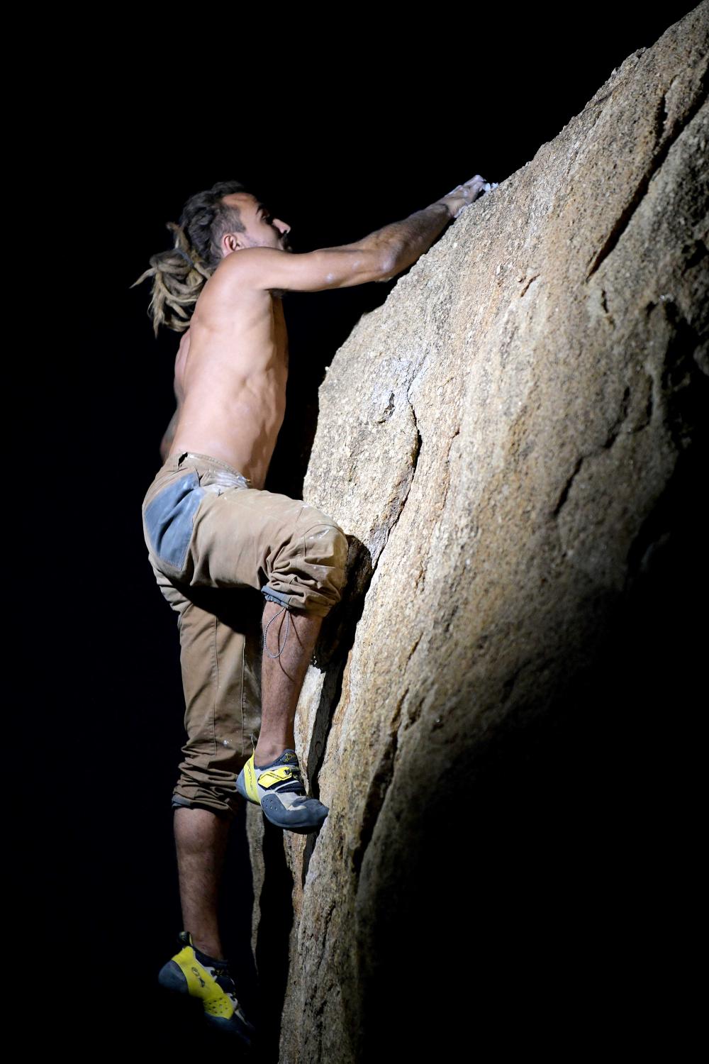 Climbers can do this all night long