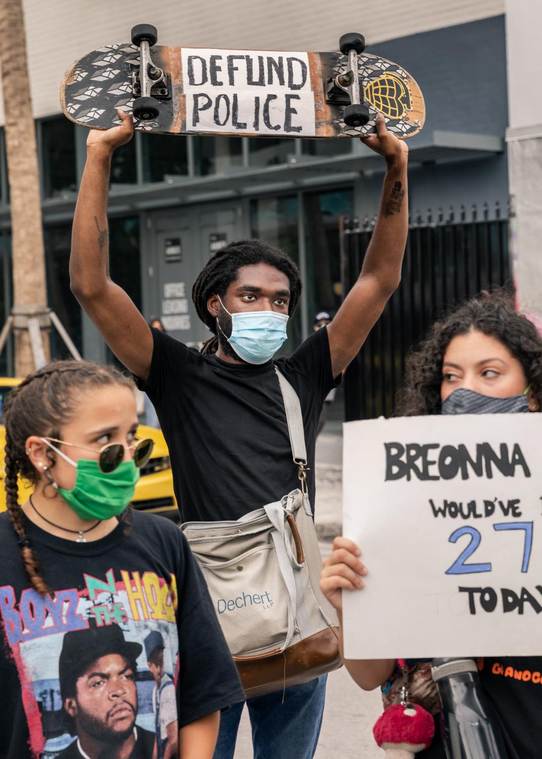 Miami, Black Lives Matter Protests - BLM Protest in Wynwood, Miami, Florida June 5, 2020