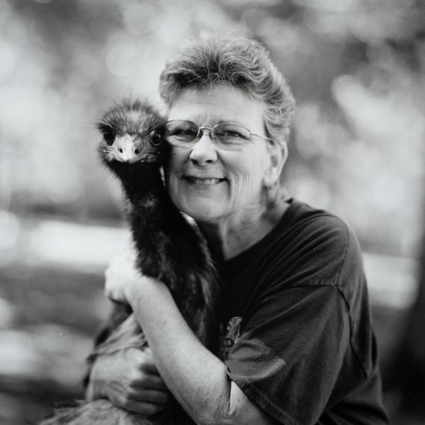Sanctuary -   Janice Wolf, founder of Rocky Ridge Refuge in Arkansas,...