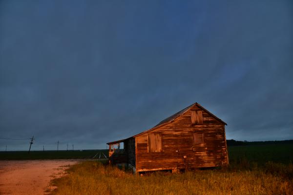 Image from  Slave Dwellings -   Sunset, Vacherie, Louisiana  Former slave dwelling on a...
