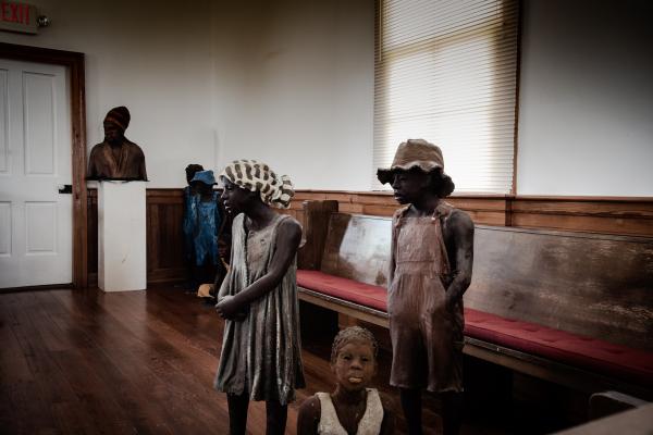 Image from  Slave Dwellings -   Statues, Whitney Plantation, Louisiana   Created by...