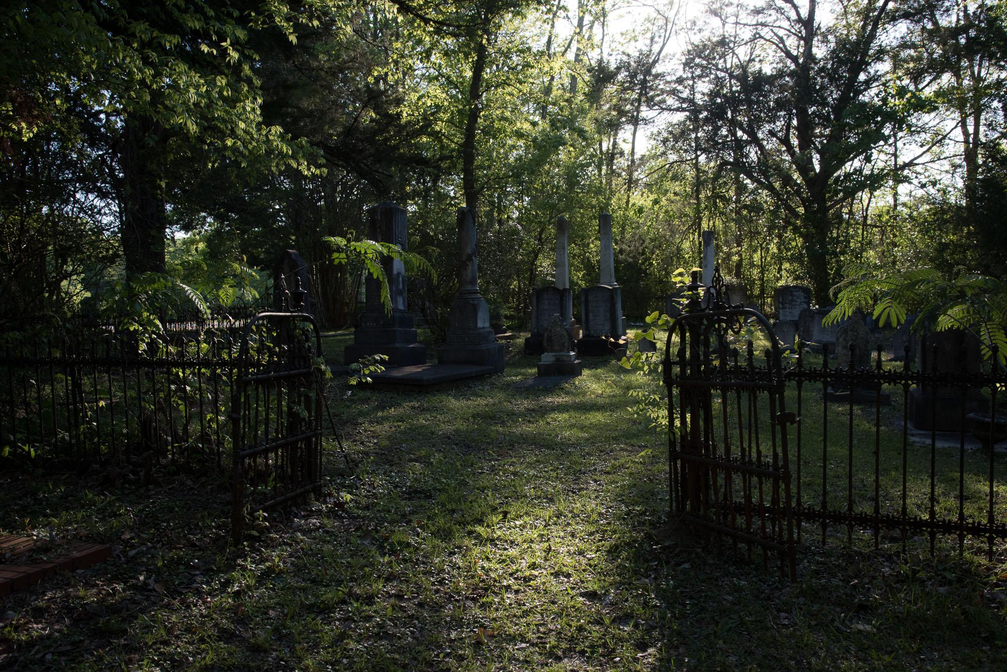  Slave Dwellings -   Cemetery near Faunsdale Plantation, Alabama  