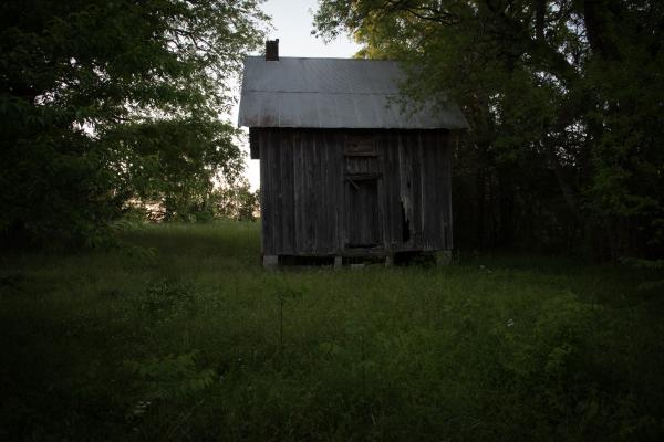 Image from  Slave Dwellings -   Slave Dwelling, Faunsdale Plantation, Alabama    