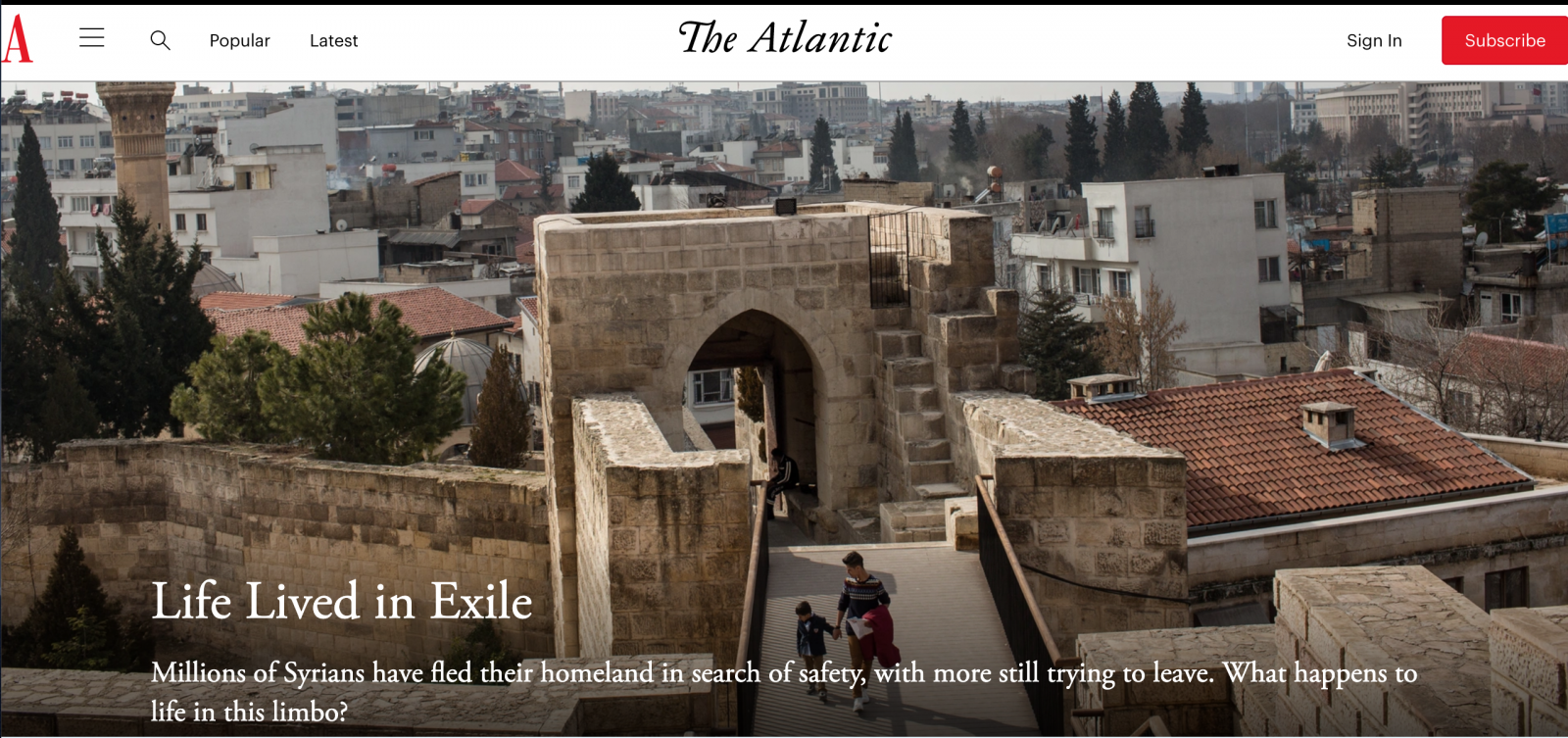 Thumbnail of The Atlantic - Life Lived in Exile