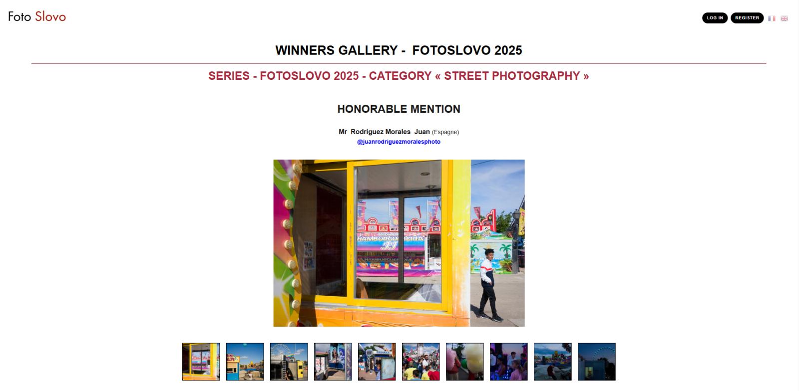 Honorable Mention in Foto Slovo Awards