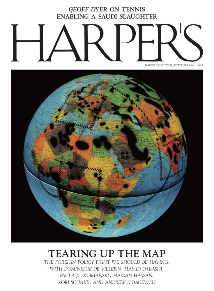 Harper's Magazine cover, September 2016