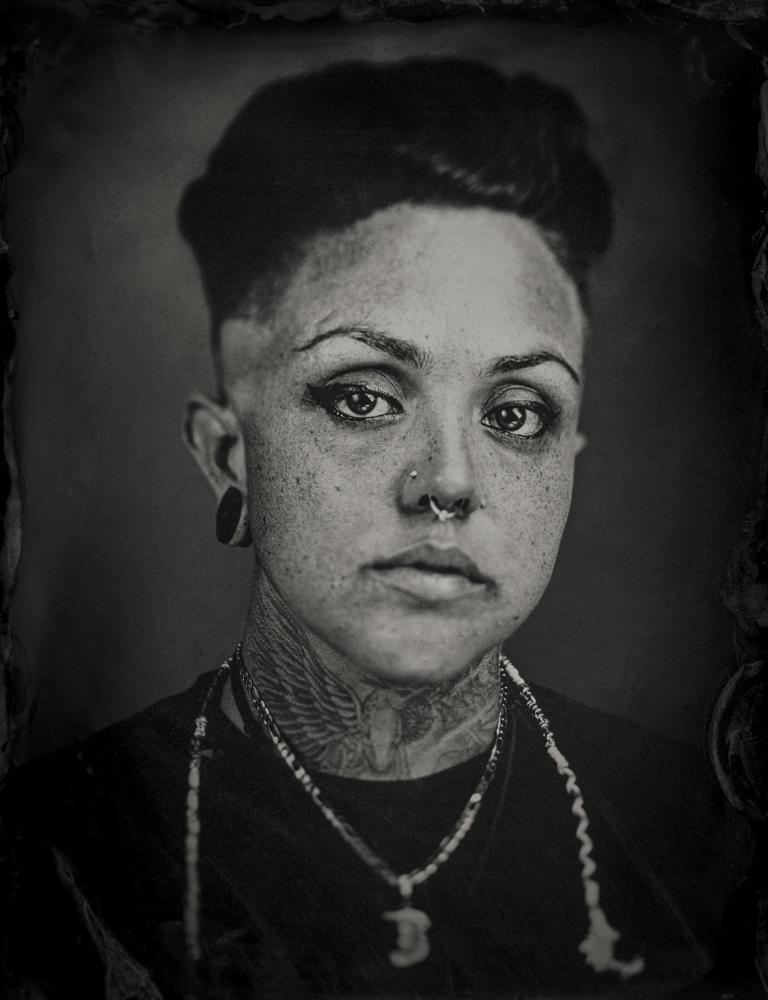 Image from Portraits - Tragik, tintype, featured in Popular Photography magazine...