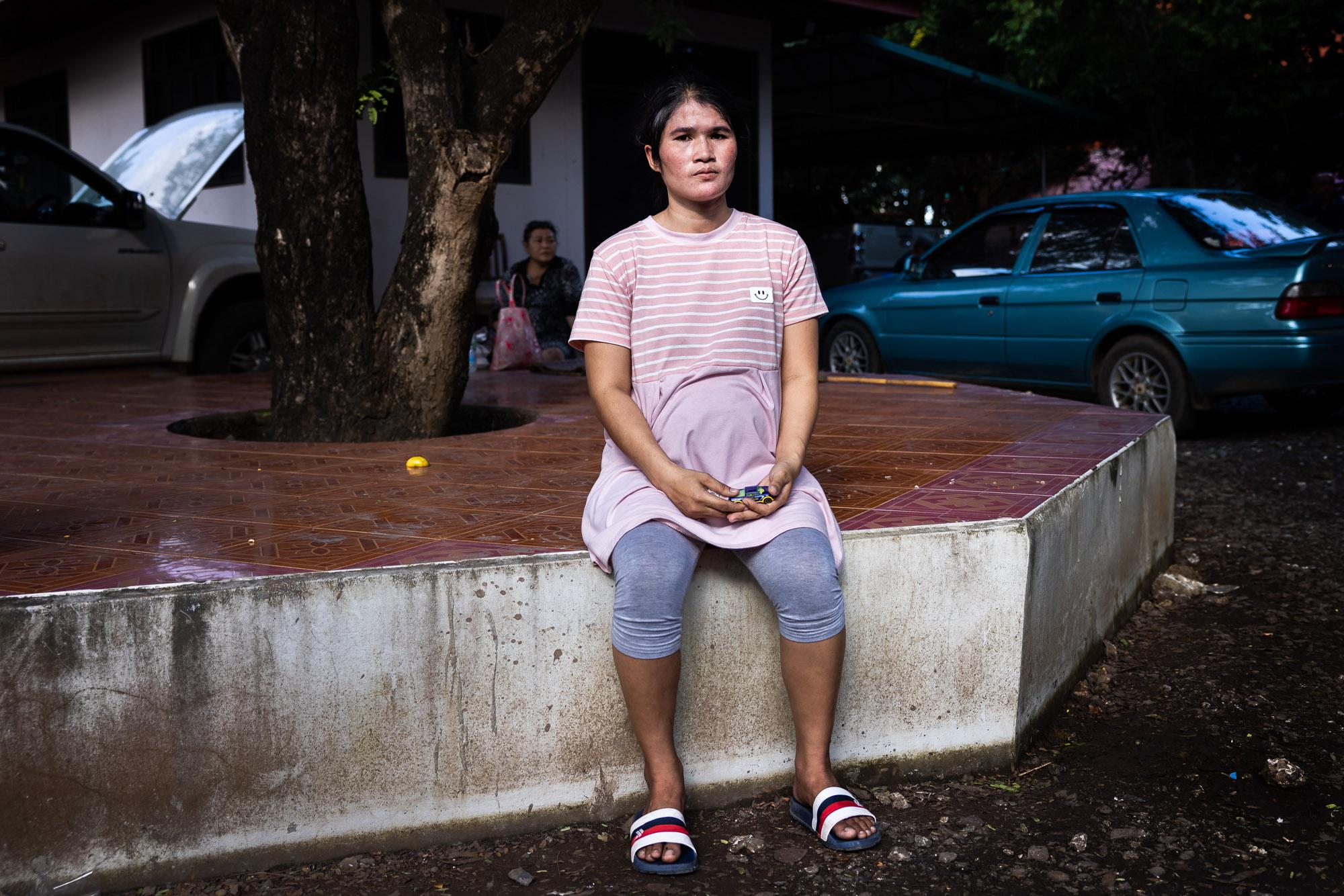 Shooting in Nong Bua Lamphu: The New York Times - Malisa Yodkhao, who is eight months pregnant, sits for a...