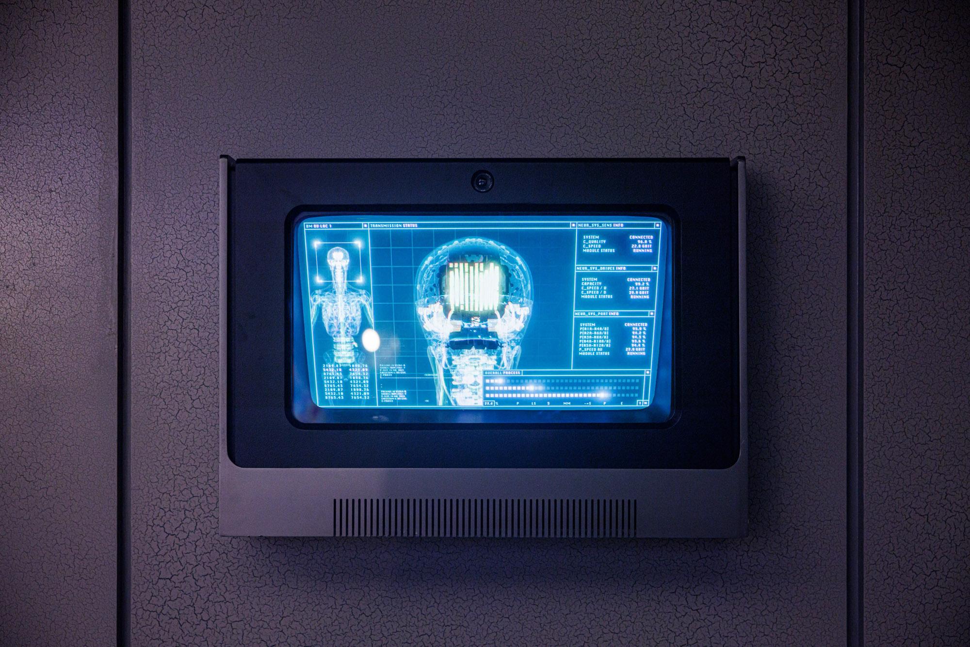 A screen prop on the set of FX&...akan, Thailand, April 12, 2024.