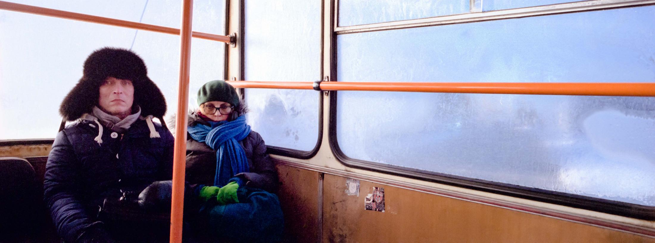 Season For The Brave -  No 12 trolley bus, Vilnius, Lithuania. 2015 
