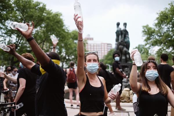 Volunteers fuel Black Lives Matter protests