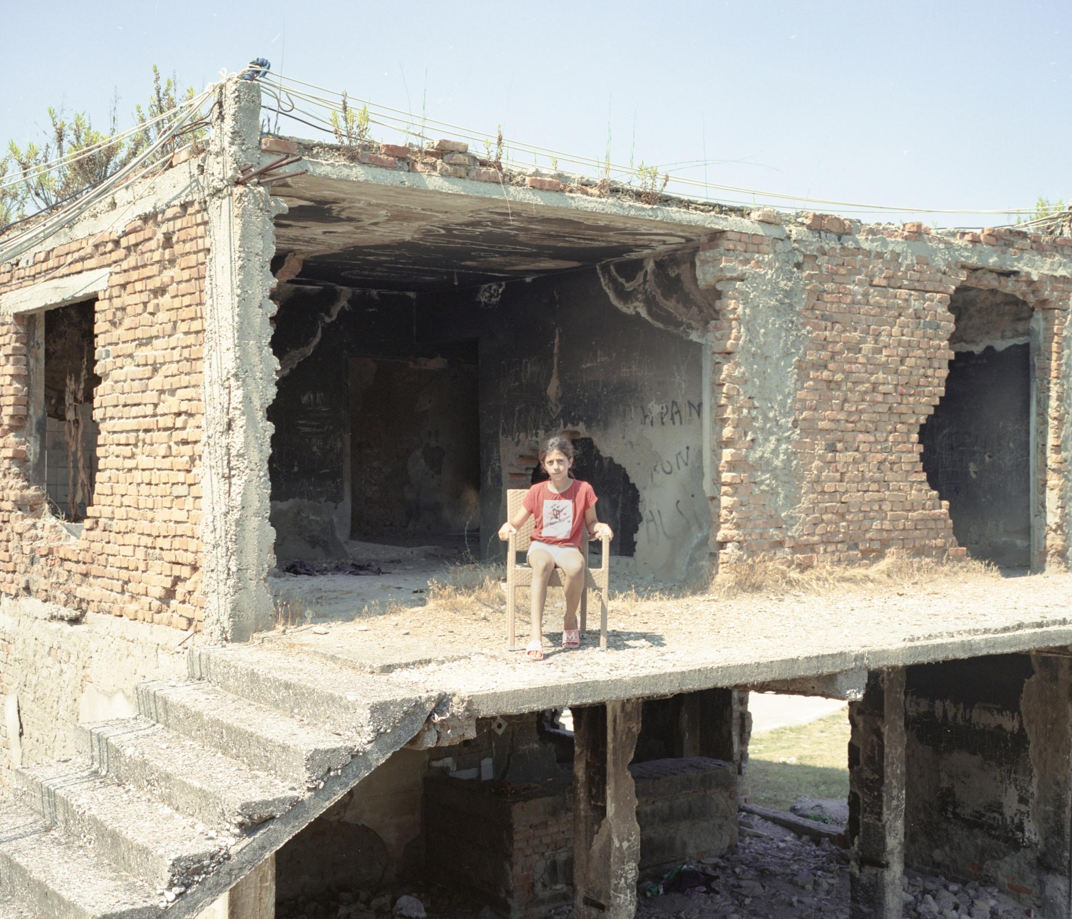 Area Albania - Linaq, a 12-year-old neighbor of Ballsh, is affected by...