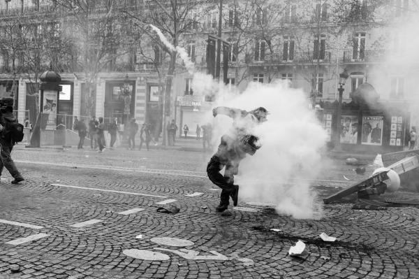 Protests and demonstrations, France, 2018 - 2020 &copy; Tim Aspert