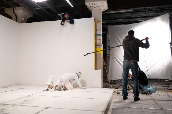 Agí´n, on set - Agôn, on set, Nice, France, 2015 © Tim Aspert