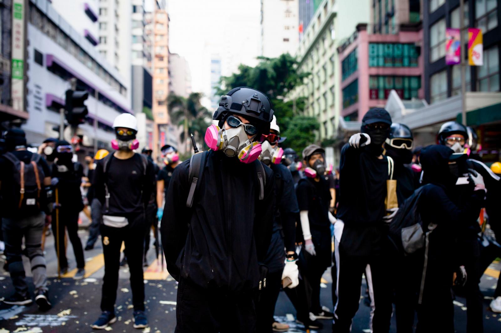  Hong Kong&#39;s pro-democr...ginning of the demonstrations. 