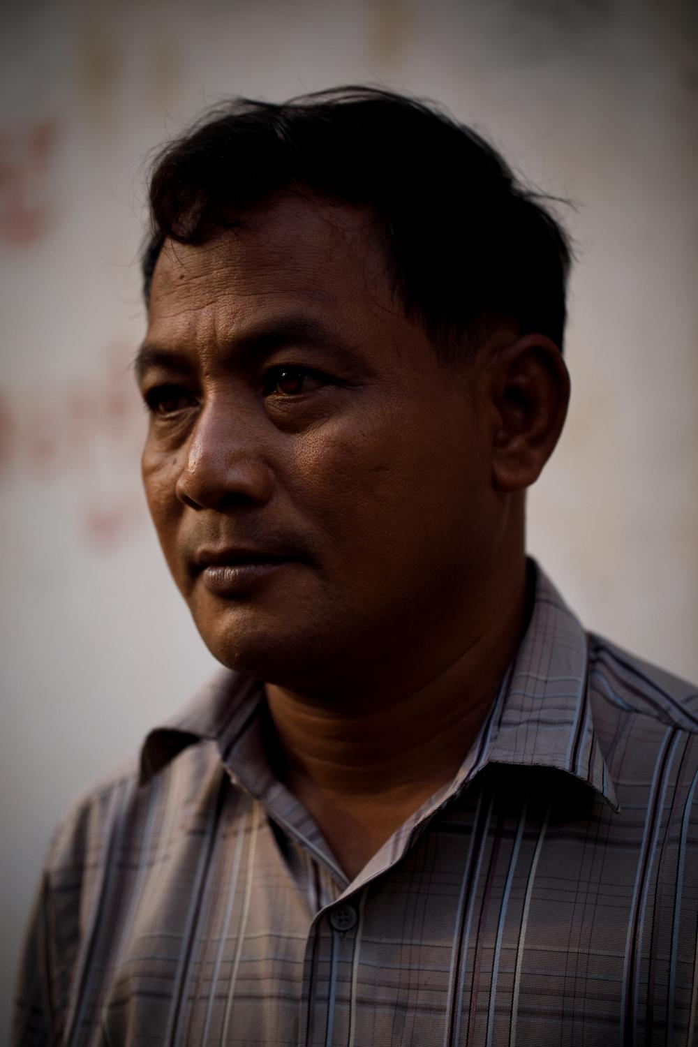  Norng Chan Phal was arrested with his mother and brother by the Khmer Rouge troops. They were...