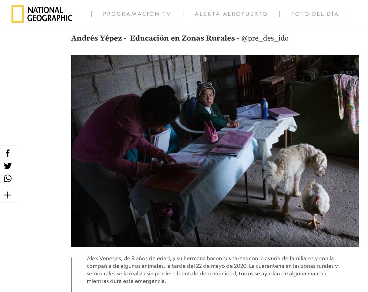 On National Geographic: Tiempos de pandemia: cómo es el acceso a la educación en Ecuador mientras el COVID-19 afecta a la región