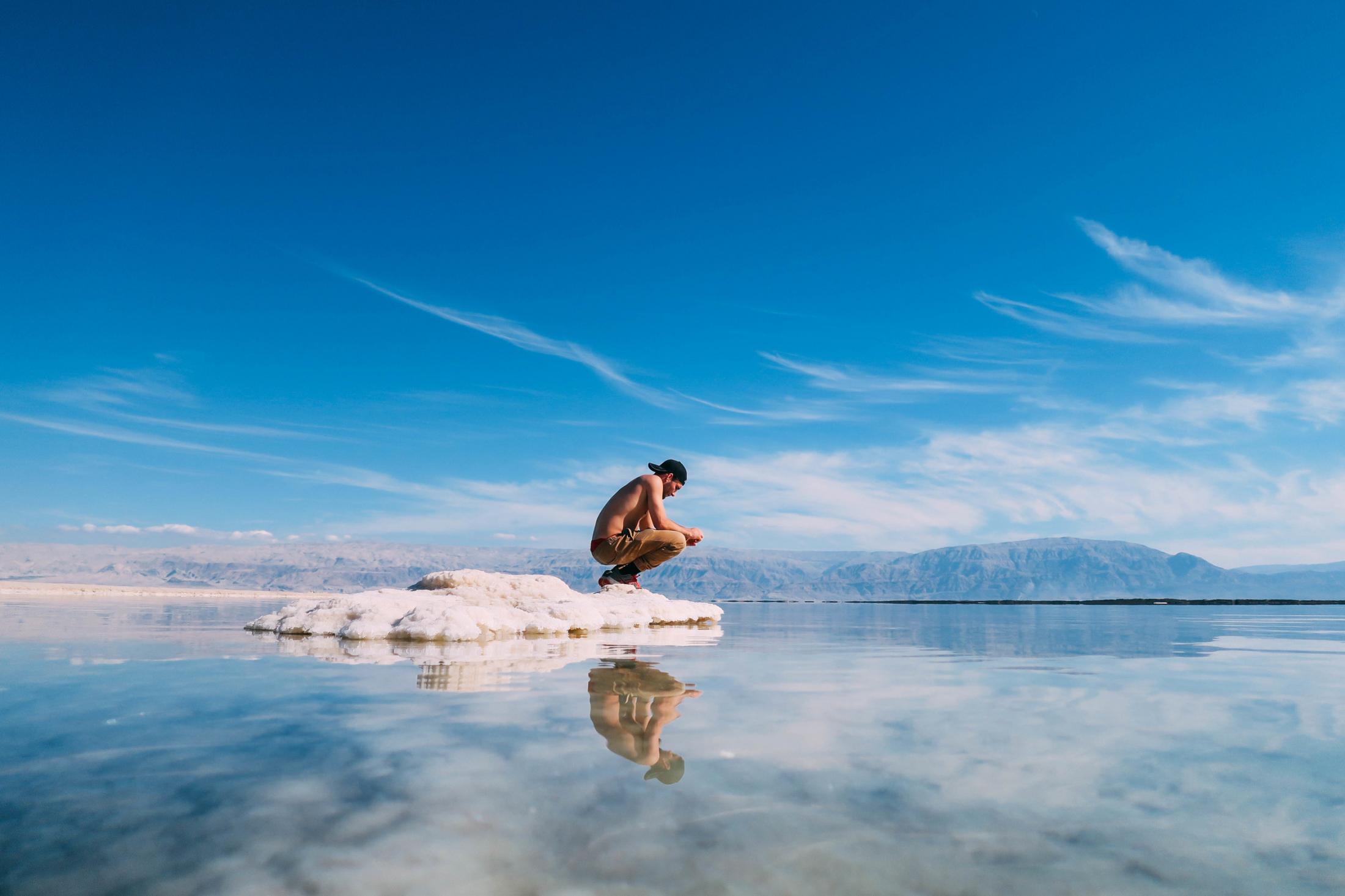 Travel - Dead Sea, Israel  Dead Sea, Arabic Al-Baá¸¥r Al-Mayyit...