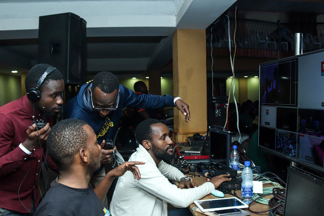 Stuart Tibaweswa | The Network  - The Control Centre team monitor the feed during the Comic...