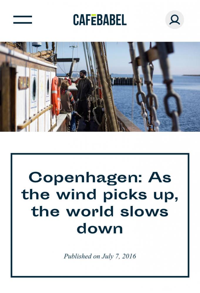 Copenhagen: As the wind picks up, the world slows down