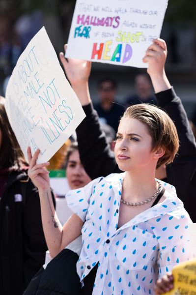 Protests -  Scenes from the March for Our Lives rally on Saturday,...