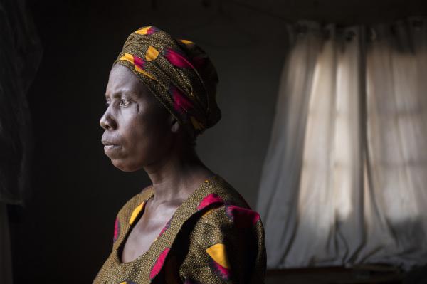 Photography - A portrait of Sifiso at her home in Matobo, in...