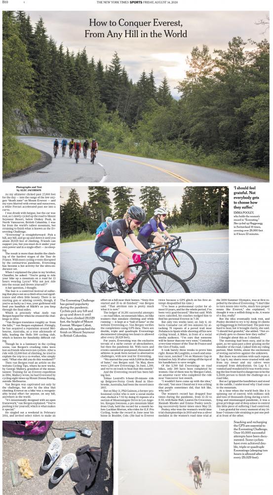 Thumbnail of Everesting for The New York Times