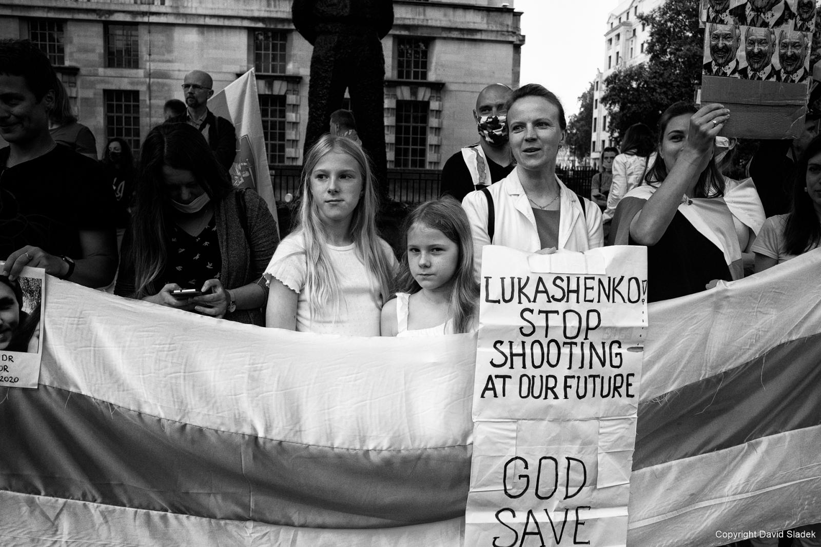 From Belarus solidarity picket, London, 15/08/2020