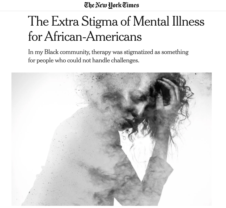 Thumbnail of on The New York Times: The Extra Stigma of Mental Illness for African-Americans