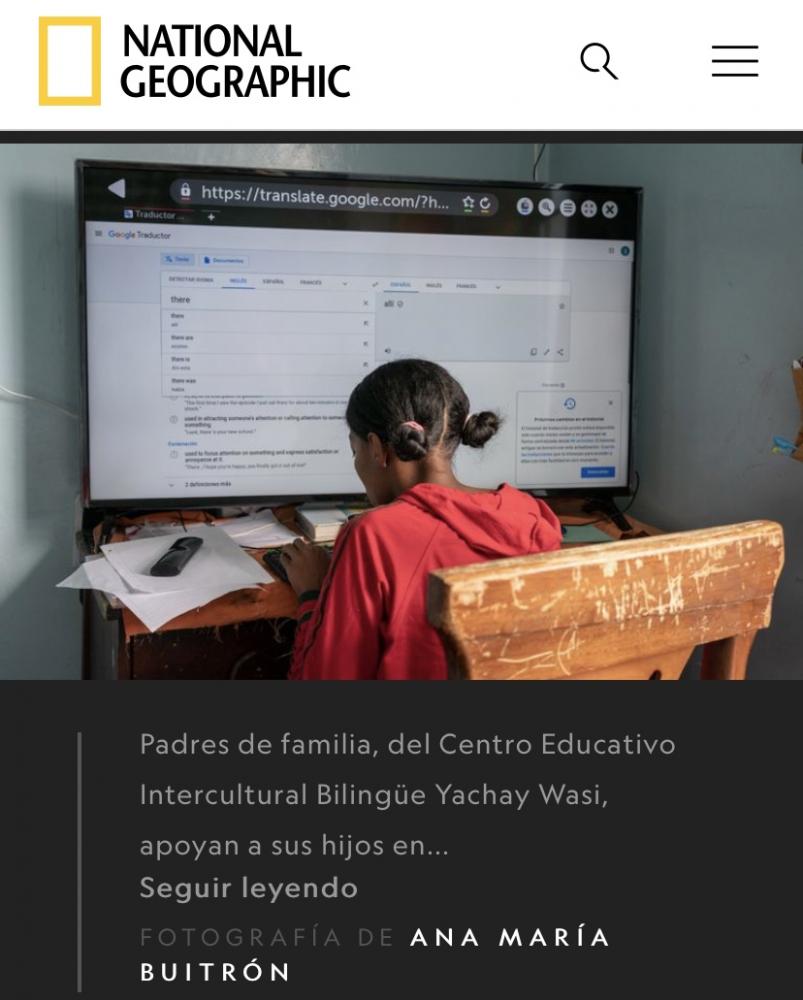 National Geographic: Educación por WhatsApp