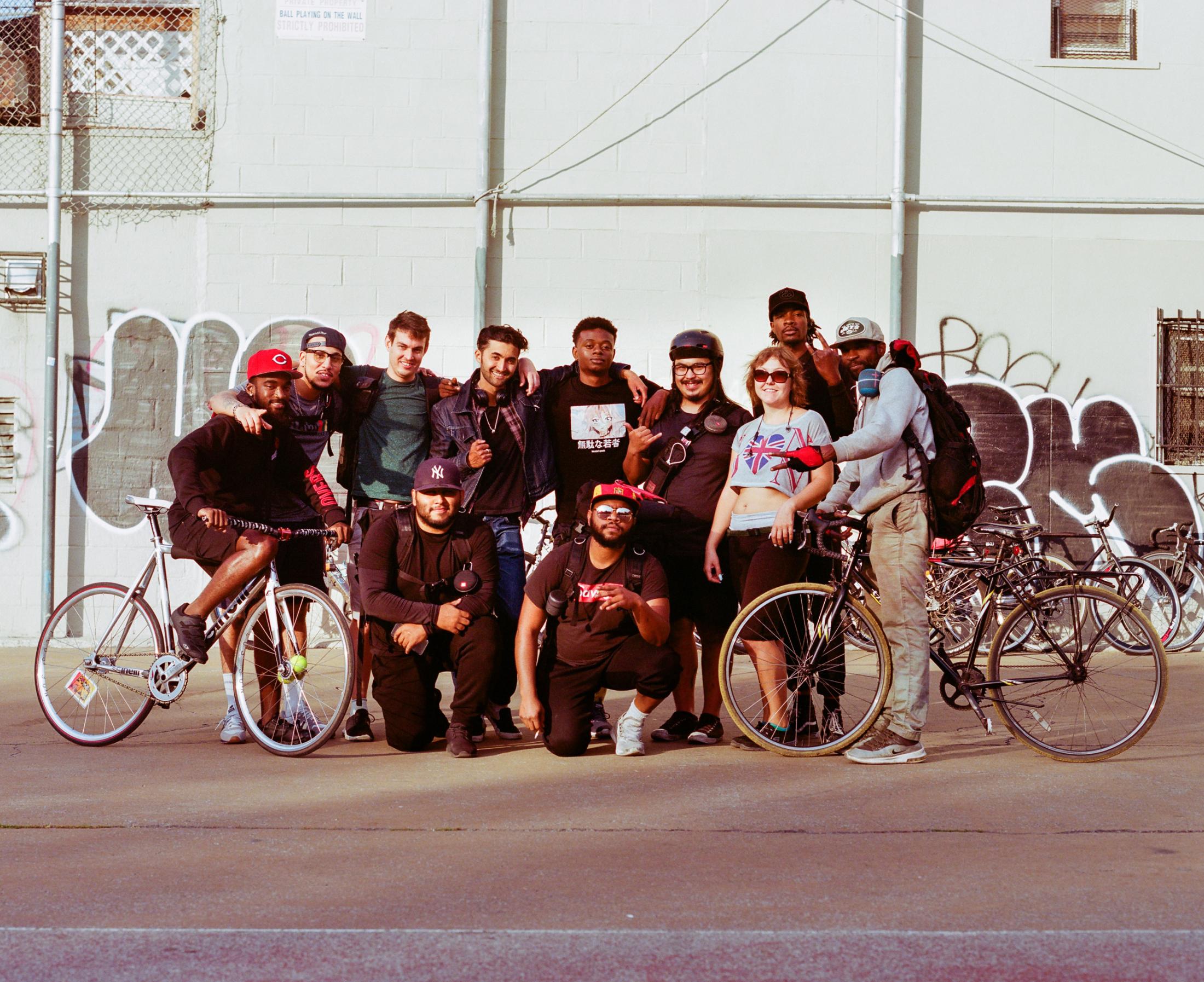 The Bleeker Boys on September 27, 2019 in NYC. Photo essay on Bike Messengers.
