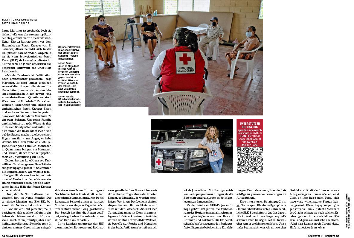 Wie das Schweizerische Rote Kreuz weltweit auf Corona reagiert Â«Hilfe ist nÃ¶tiger denn jeÂ» (How the Swiss Red Cross reacts to Corona worldwide "Help is more necessary than ever")