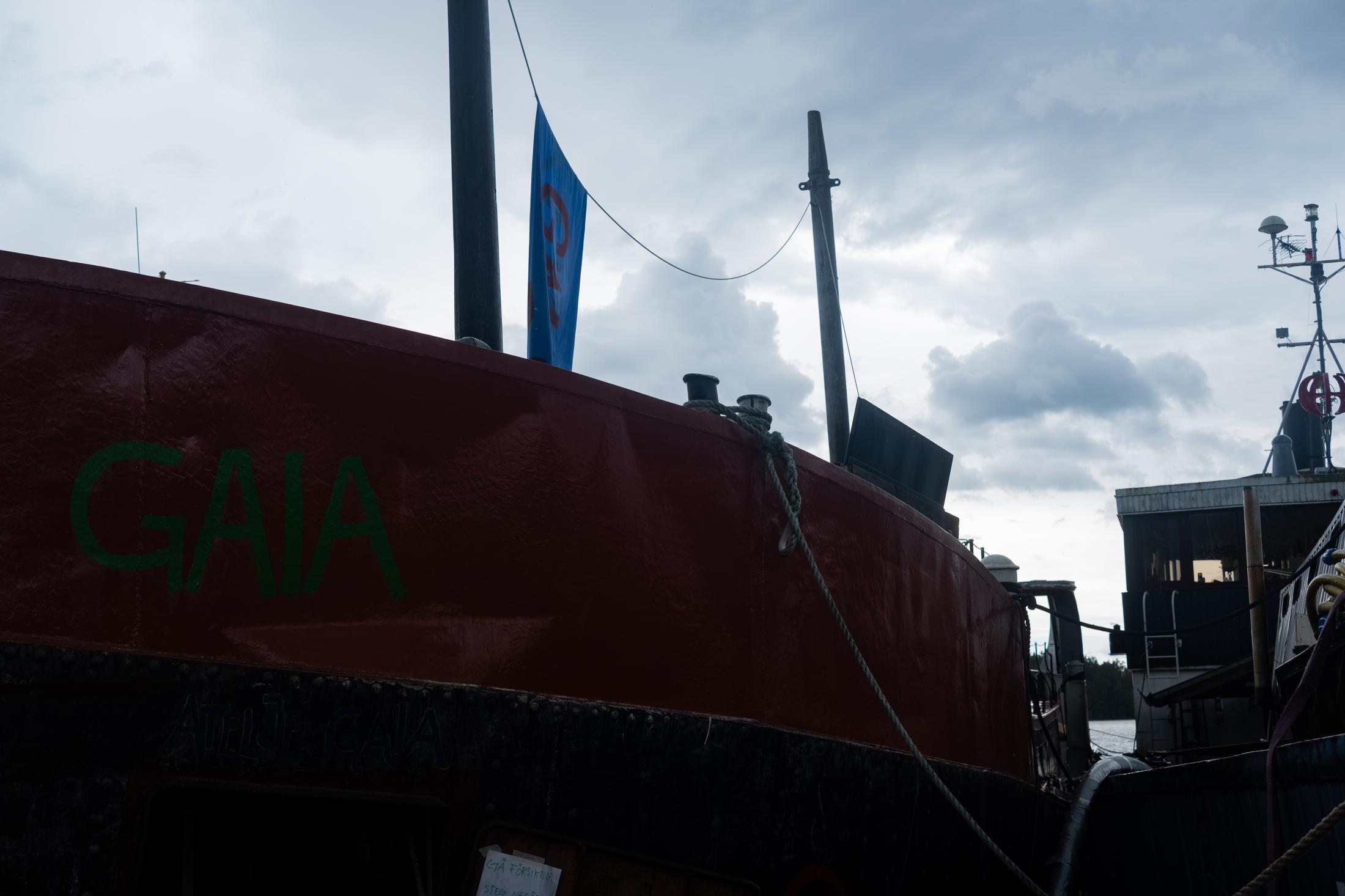 Where will Artists live? - She named it Gaia from the goddess of Earth, as this boat...